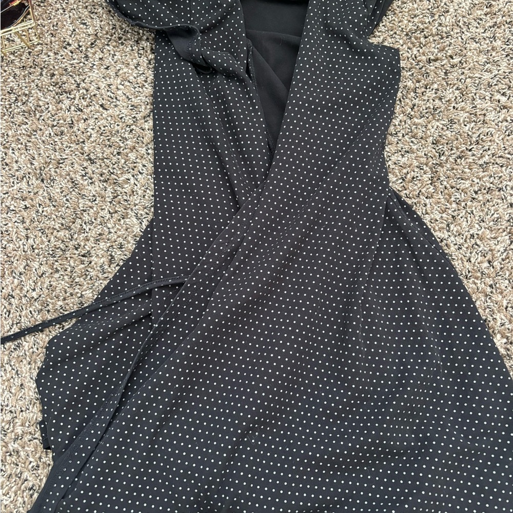 Brandy Melville Black and White Asymmetrical Dress